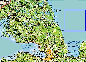 carte de des routes Isthme de Carelie