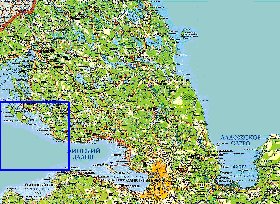 carte de des routes Isthme de Carelie