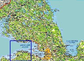 carte de des routes Isthme de Carelie