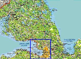 carte de des routes Isthme de Carelie