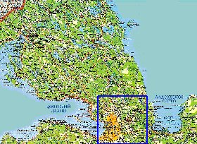 carte de des routes Isthme de Carelie