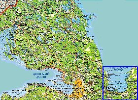 carte de des routes Isthme de Carelie