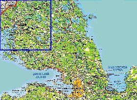 carte de des routes Isthme de Carelie