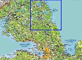 carte de des routes Isthme de Carelie