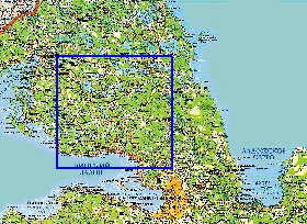 carte de des routes Isthme de Carelie