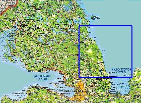 carte de des routes Isthme de Carelie