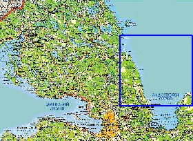 carte de des routes Isthme de Carelie