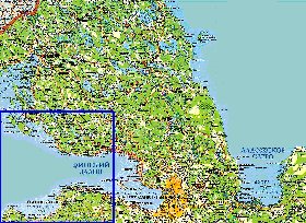 carte de des routes Isthme de Carelie