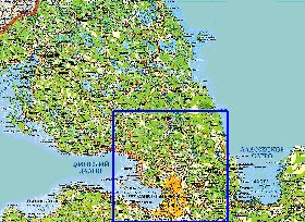 carte de des routes Isthme de Carelie