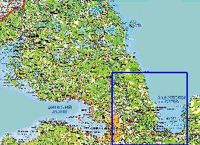 carte de des routes Isthme de Carelie