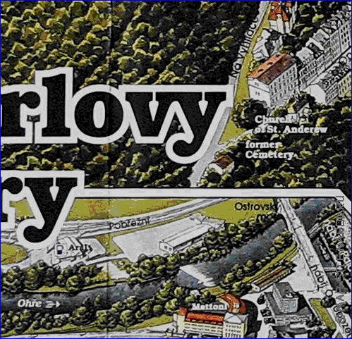 mapa de Karlovy Vary