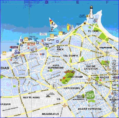 carte de Casablanca