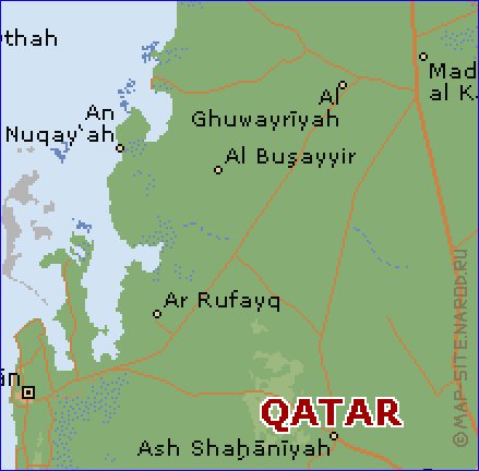 carte de Qatar