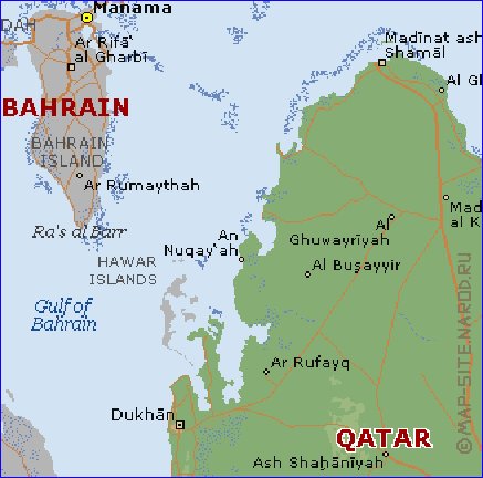 carte de Qatar