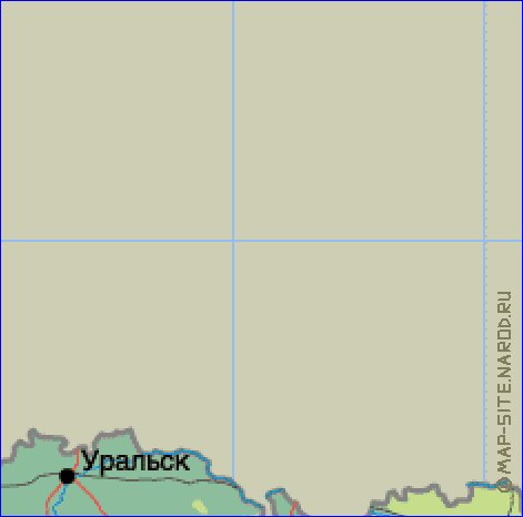 Fisica mapa de Cazaquistao