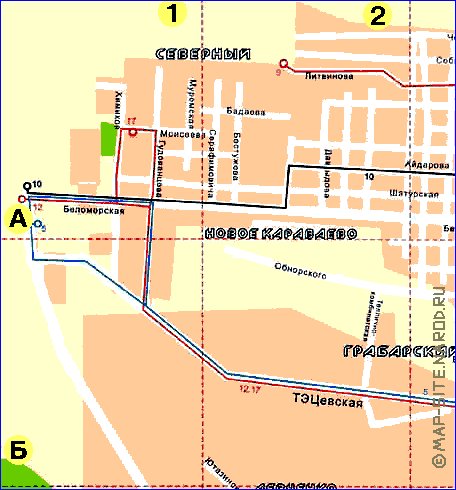 Transport carte de Kazan