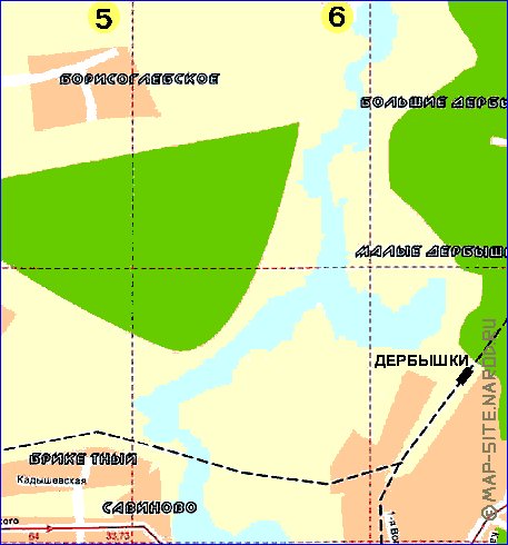 Transporte mapa de Kazan