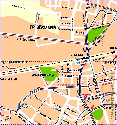 Transport carte de Kazan