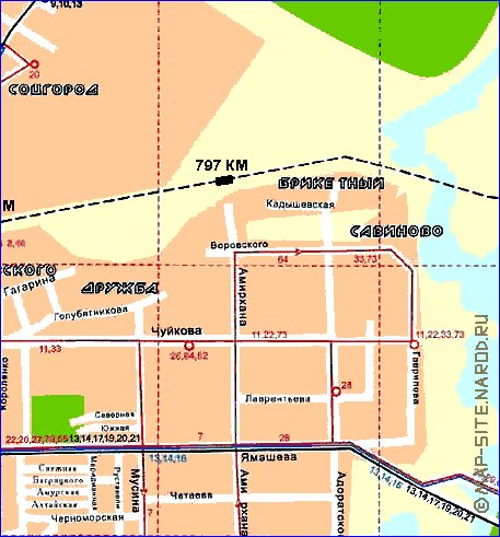 Transport carte de Kazan