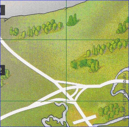 mapa de Kazan