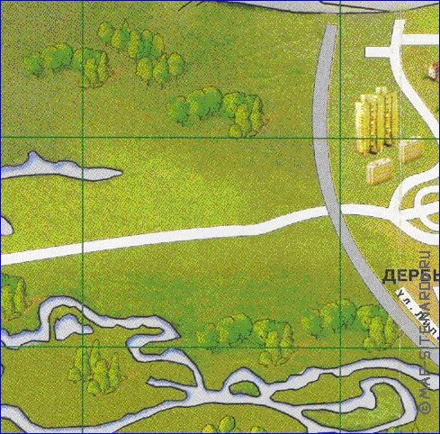 mapa de Kazan