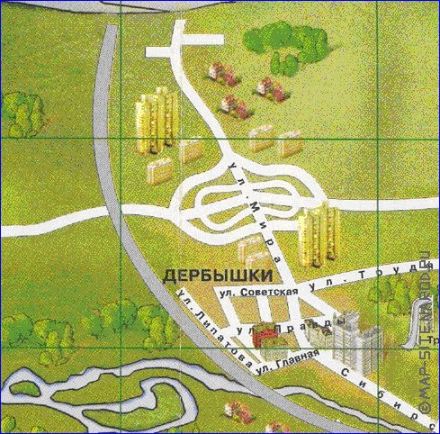 mapa de Kazan