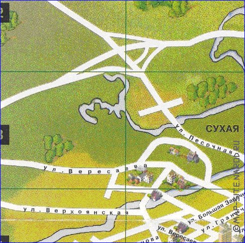 mapa de Kazan