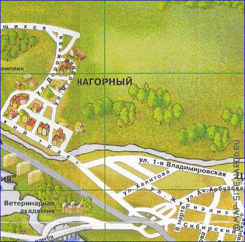 mapa de Kazan