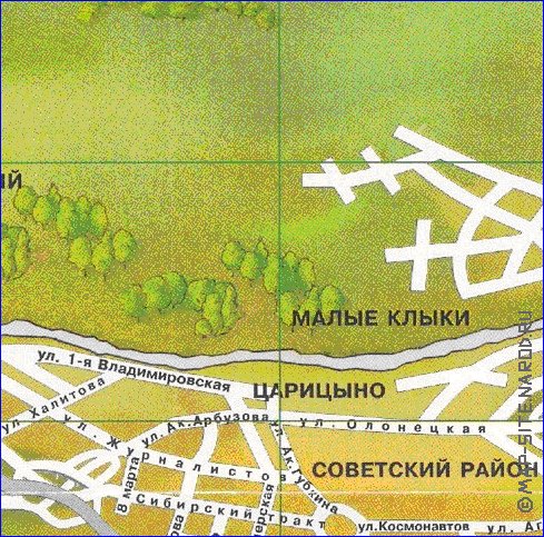 mapa de Kazan