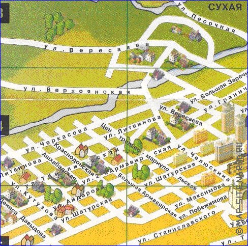 mapa de Kazan