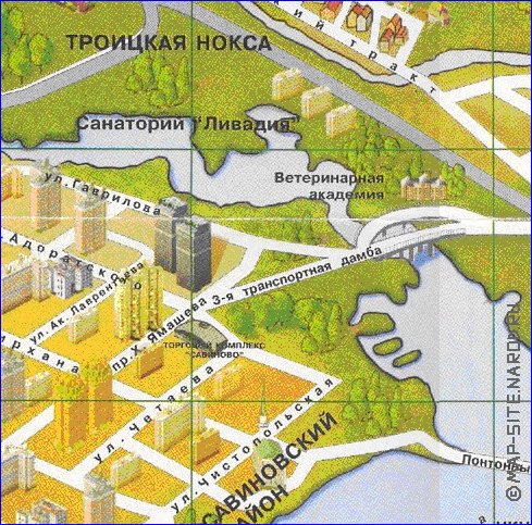 mapa de Kazan