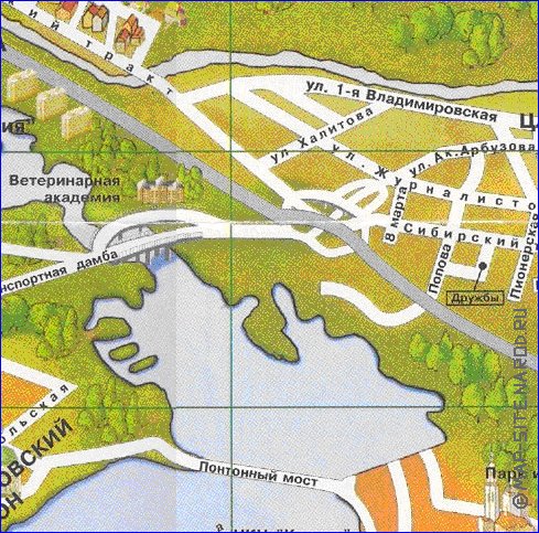 mapa de Kazan