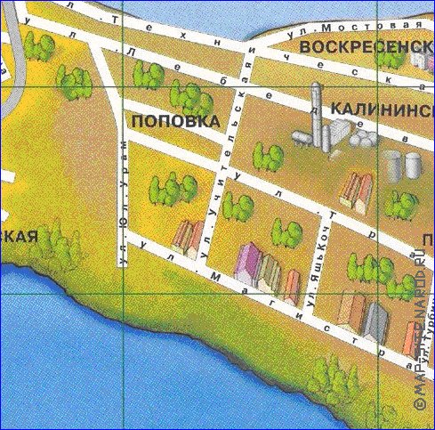 mapa de Kazan