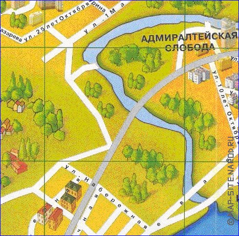 mapa de Kazan