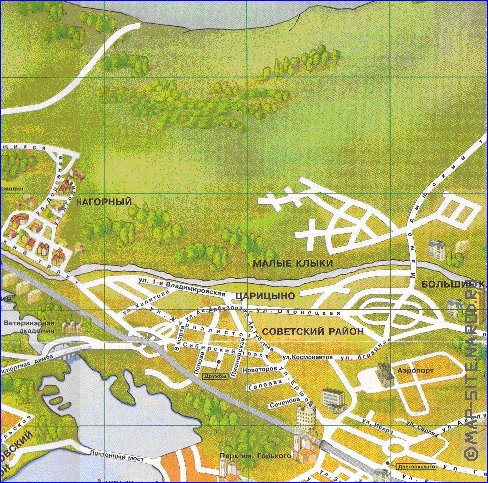 mapa de Kazan