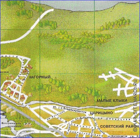 mapa de Kazan