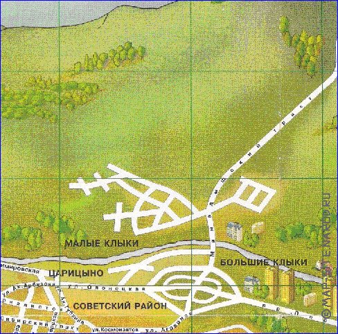 mapa de Kazan