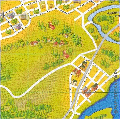 mapa de Kazan