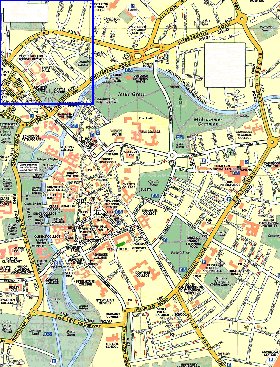 mapa de Cambridge em ingles