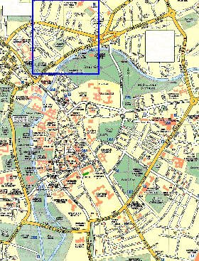 mapa de Cambridge em ingles