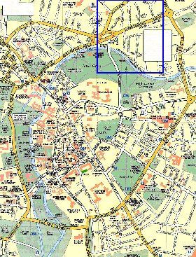 mapa de Cambridge em ingles