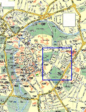 mapa de Cambridge em ingles