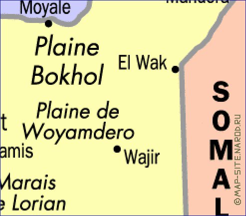 carte de Kenya