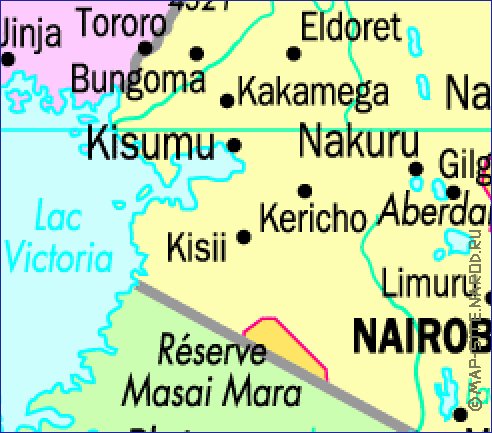 carte de Kenya