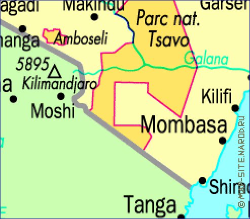 carte de Kenya