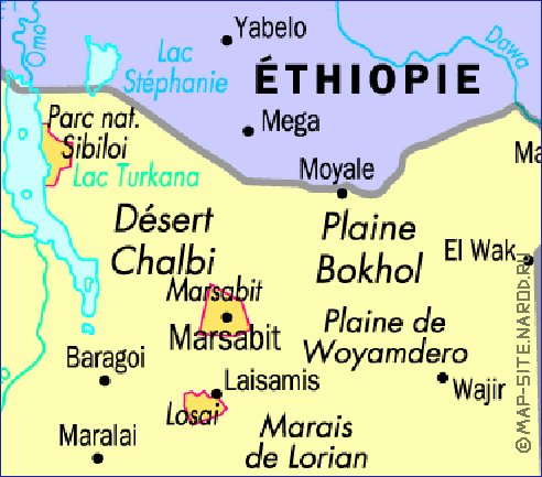 carte de Kenya