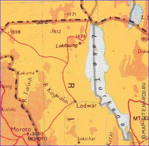 carte de Kenya