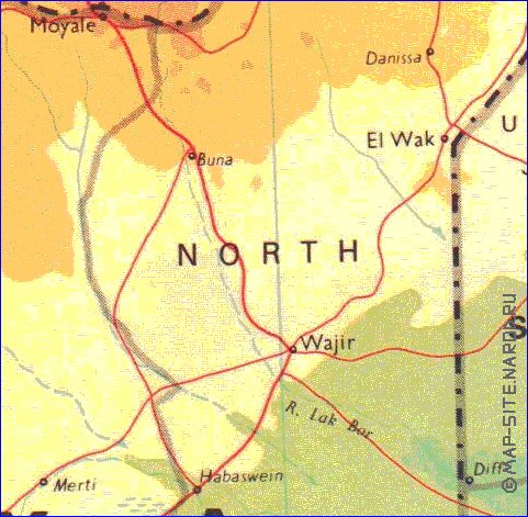 carte de Kenya