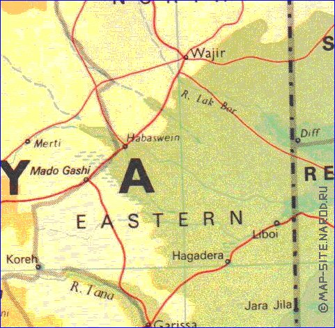 carte de Kenya