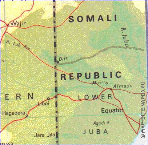 carte de Kenya